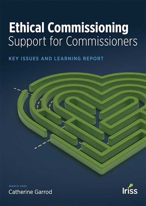 Ethical commissioning key issues and learning report cover